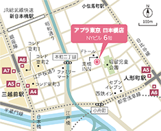 アプラ東京 日本橋店地図